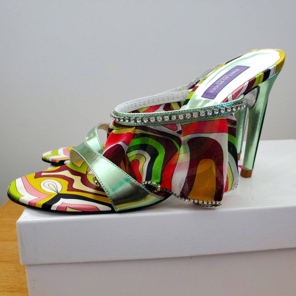 Emilio Pucci Multicolor Heeled Sandals